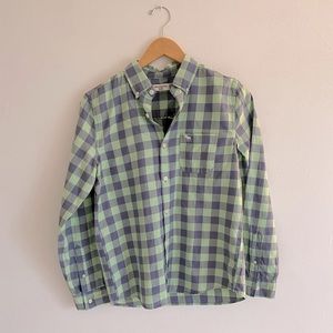 Abercrombie Kids.  Long sleeve Plaid Icon Shirt.  Size 15/16